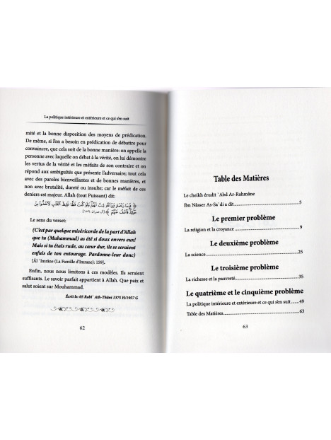 La vraie religion règle tous les problèmes