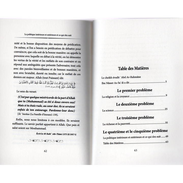 La vraie religion règle tous les problèmes