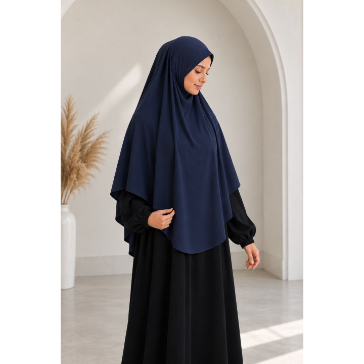 Khimar en jersey 1783 - bleu nuit