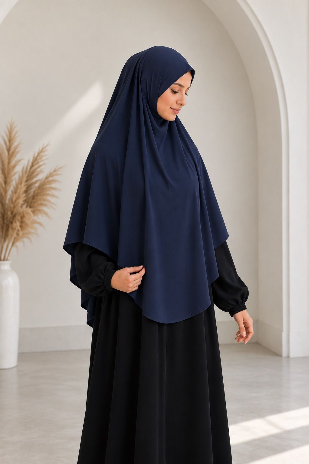 Khimar en jersey 1783 - bleu nuit