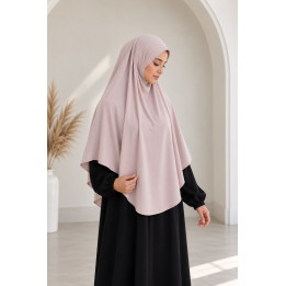 Khimar en jersey 1783 - rose clair