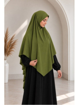 Khimar en jersey 1783 - kaki
