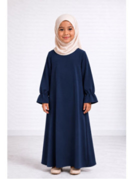 Abaya enfant 443 - bleu marine