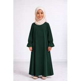 Abaya enfant 443 - vert sapin