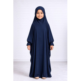 Robe de prière enfant 1177 bleu marine