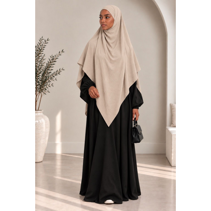 Khimar en jazz 334 - beige