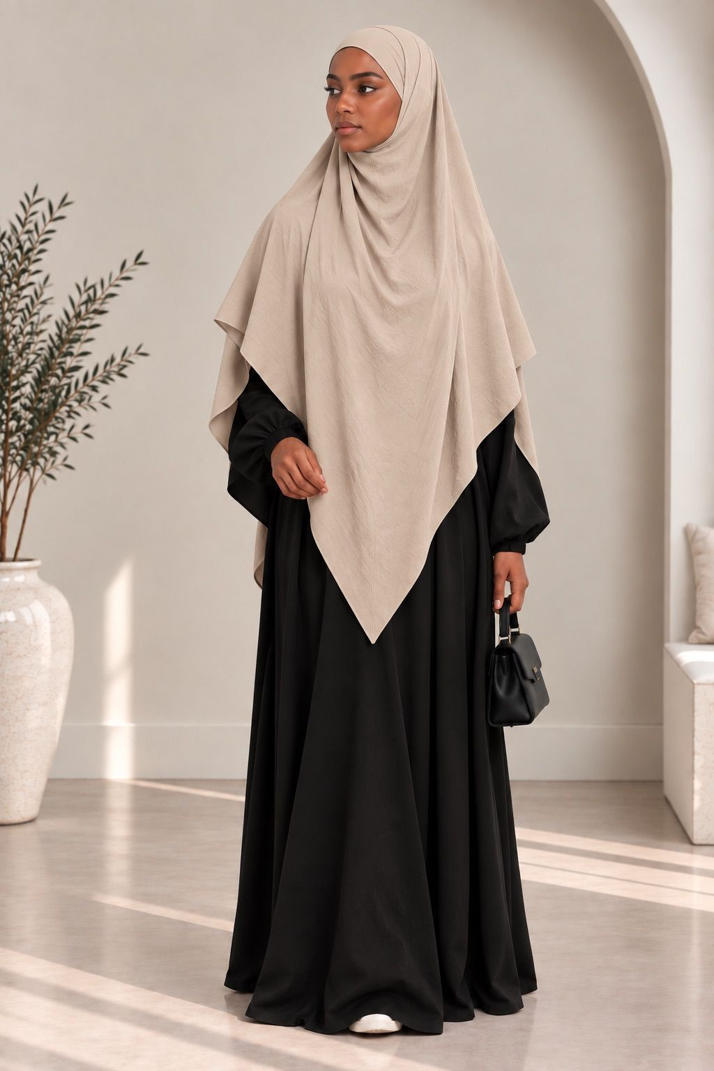 Khimar en jazz 334 - beige
