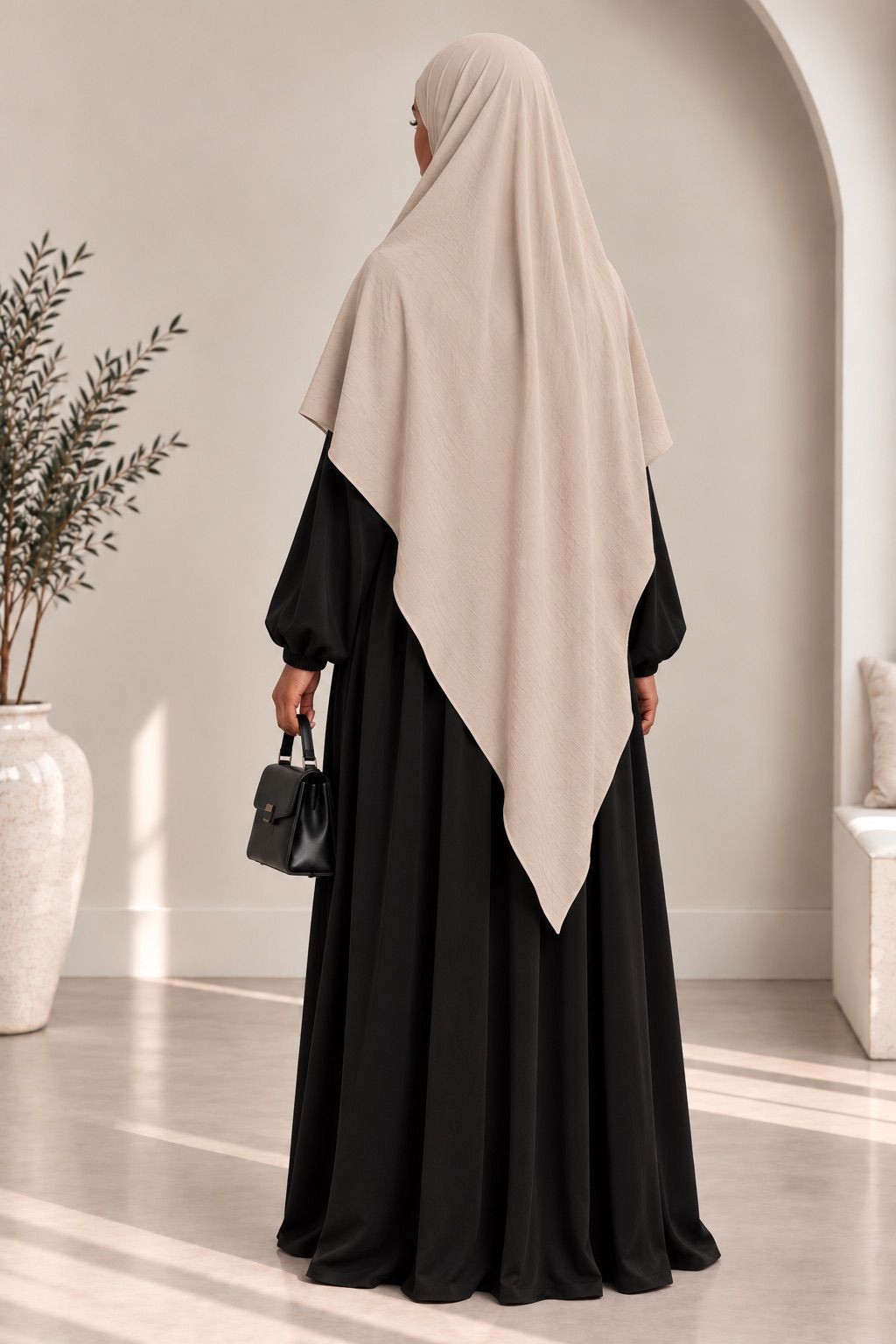 Khimar en jazz 334 - beige