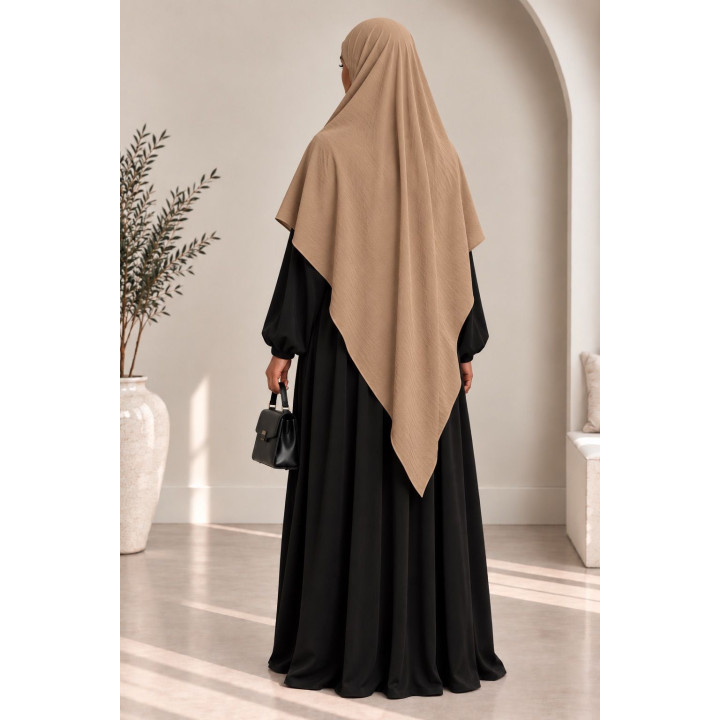 Khimar en jazz 334 - camel clair