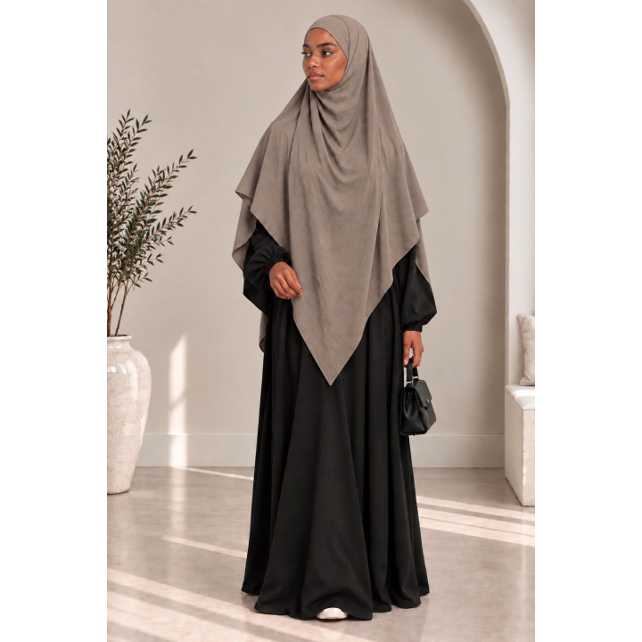 Khimar en jazz 334 - taupe