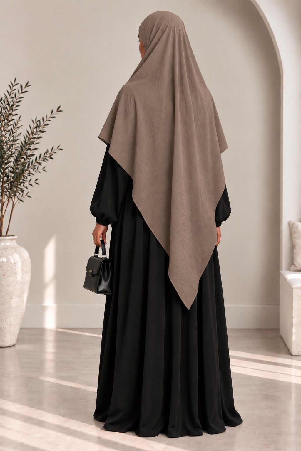Khimar en jazz 334 - taupe