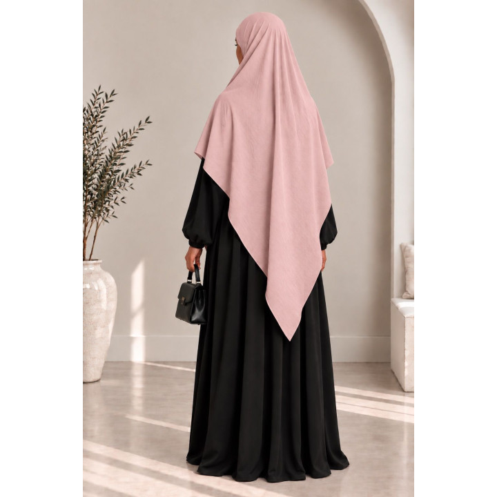 Khimar en jazz 334 - rose clair