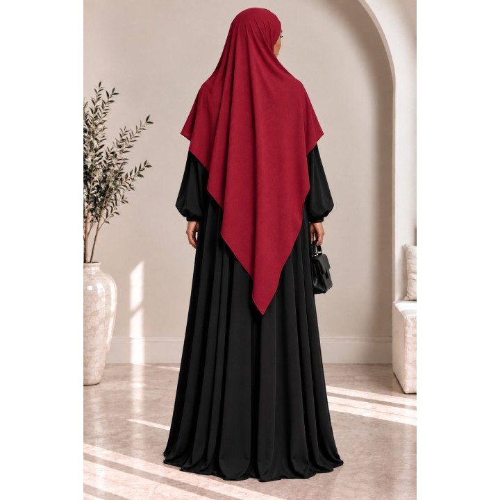 Khimar en jazz 334 - rouge