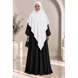 Khimar en jazz 334 - blanc