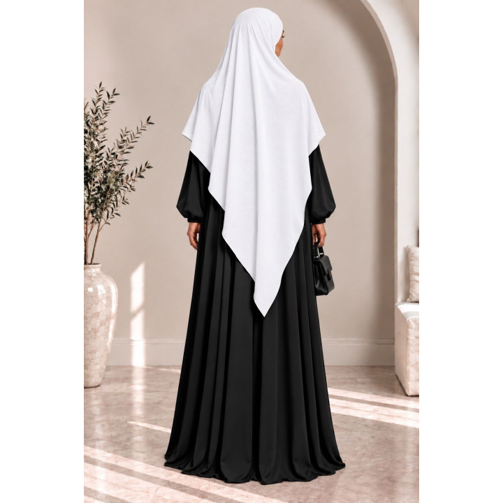 Khimar en jazz 334 - blanc
