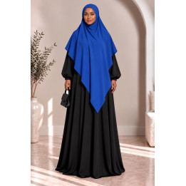 Khimar en jazz 334 - bleu roi