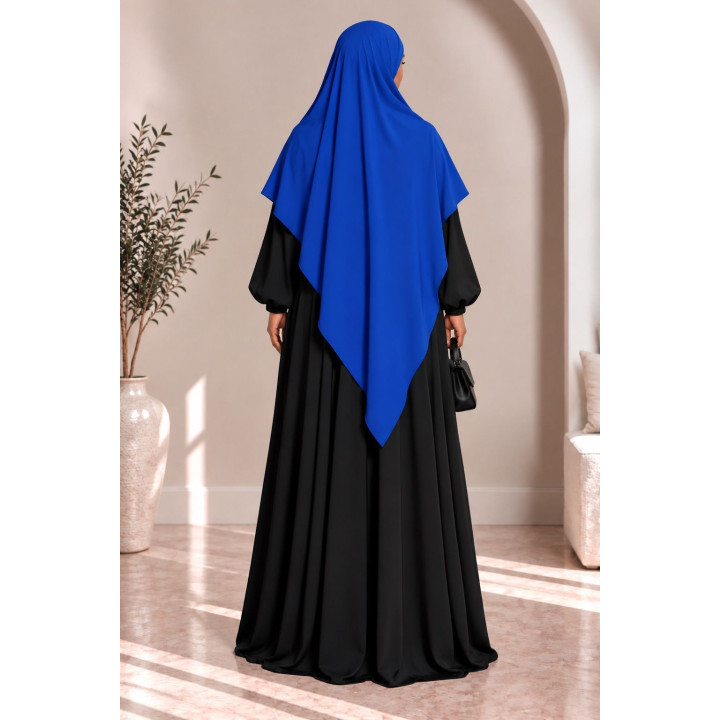 Khimar en jazz 334 - bleu roi
