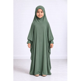 Robe de prière enfant 1177  vert