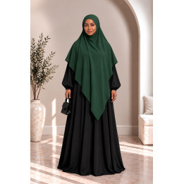 Khimar en jazz 334 - vert sapin