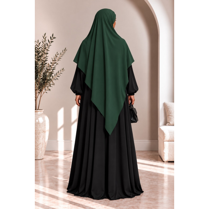 Khimar en jazz 334 - vert sapin