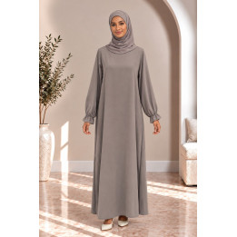 Abaya simple 390 - taupe