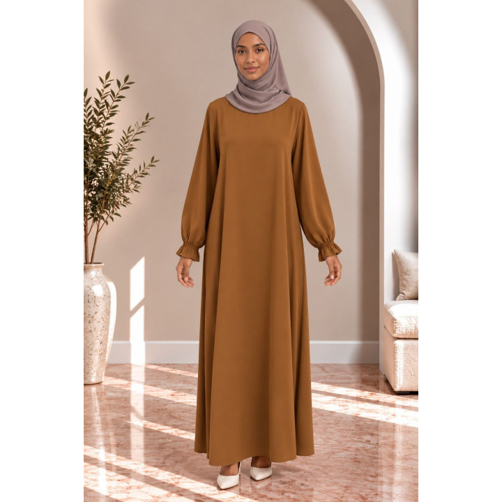 Abaya simple 390 - camel