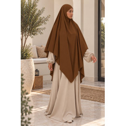 Maxi khimar soie de médine 400 - marron