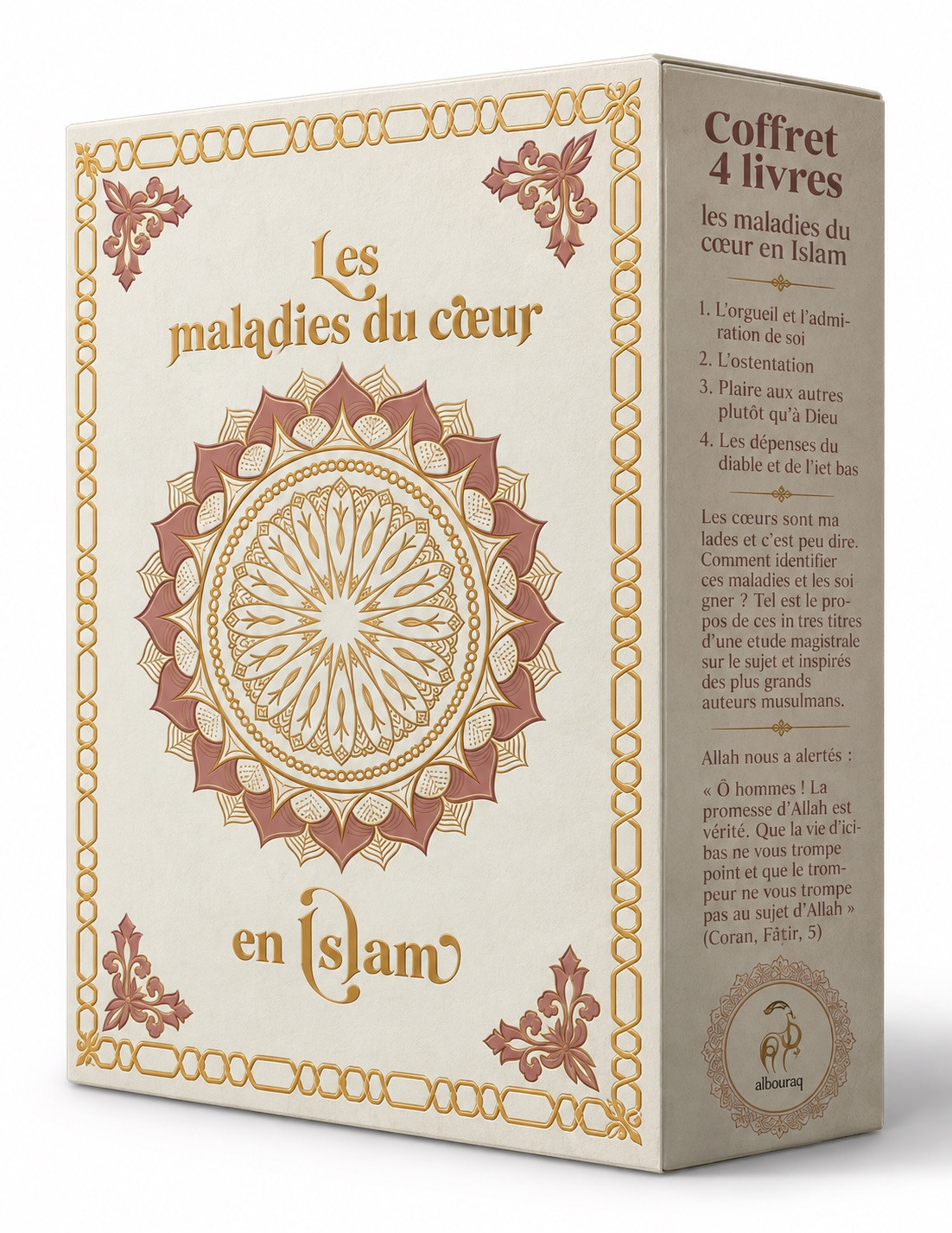 Coffret 4 livres : Les maladies du cœur en islam (blanc) - Lyess Chacal - Oryms
