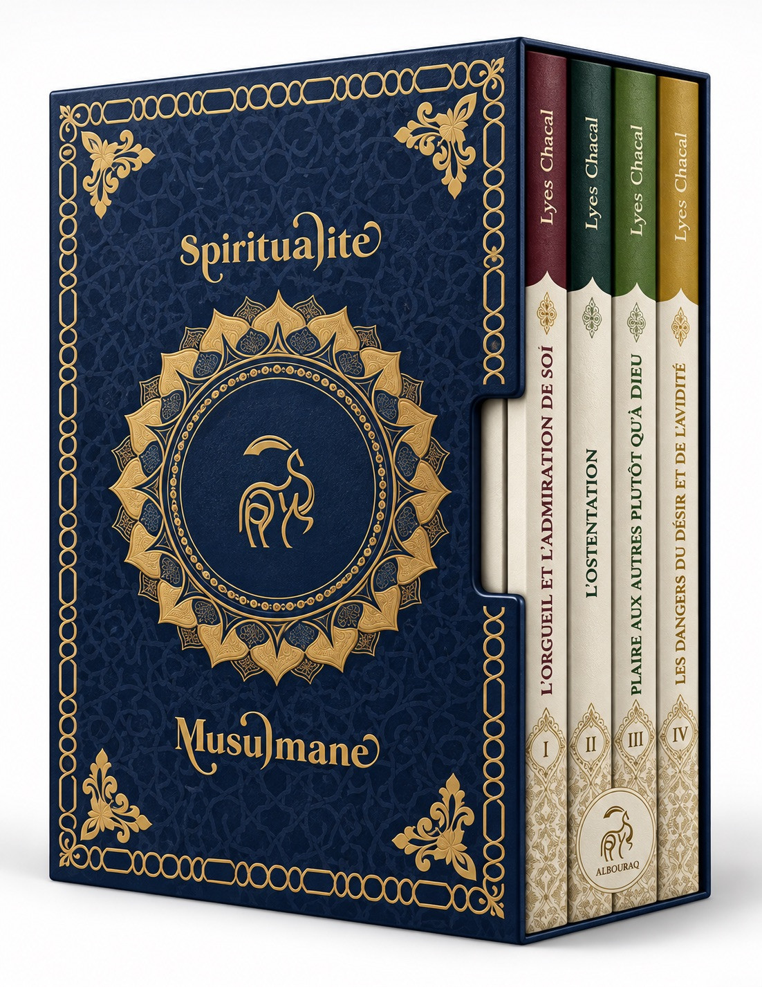 Coffret 4 livres : Les maladies du cœur en islam (bleu) - Lyess Chacal - Oryms