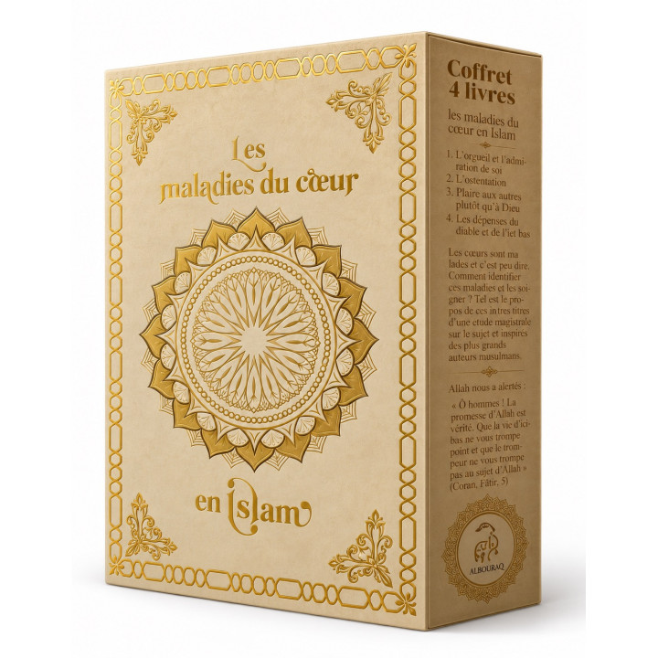 Coffret 4 livres : Les maladies du cœur en islam (beige) - Lyess Chacal - Oryms