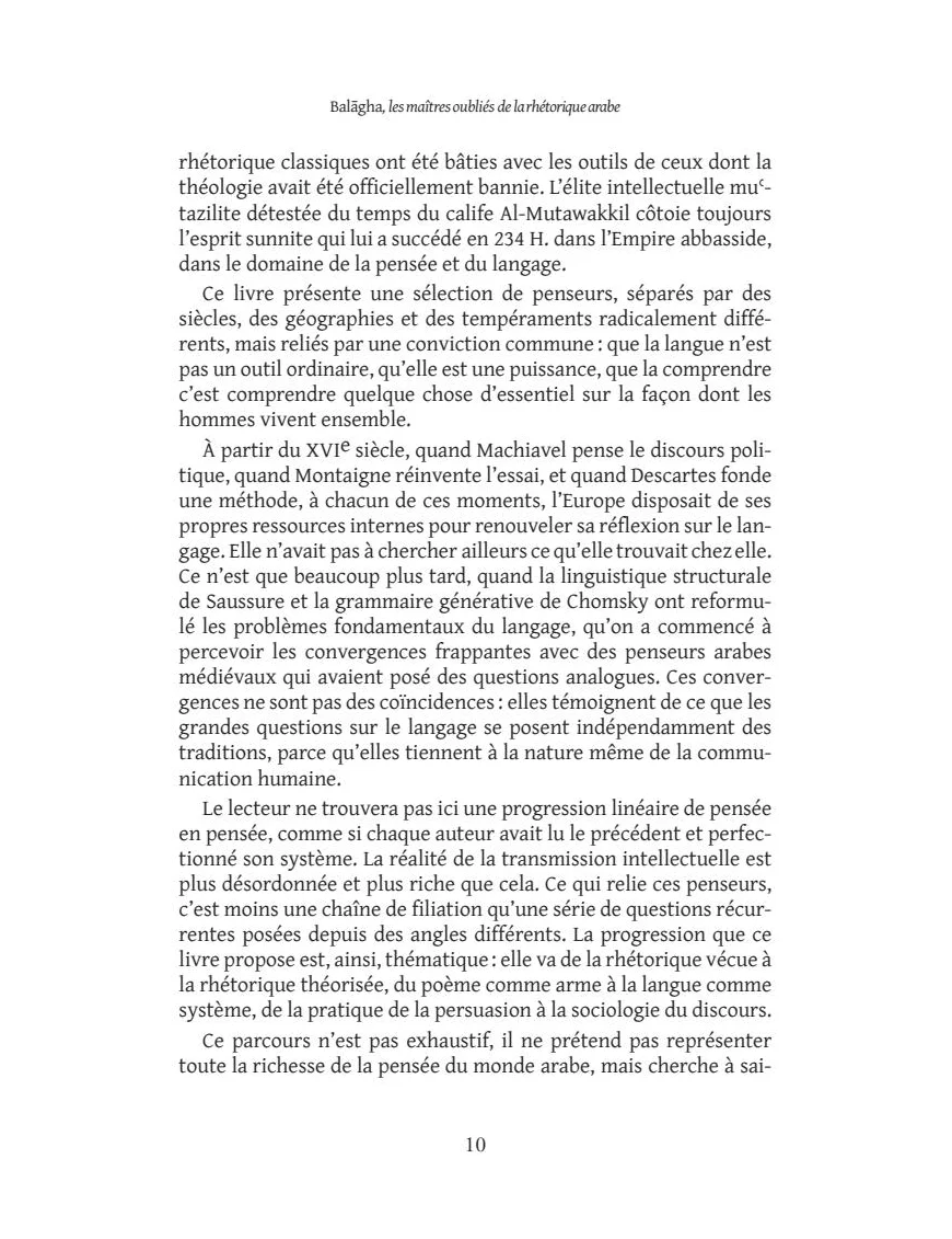 Balagha : les maîtres oubliés de la rhétorique arabe - Gunther Levrard - Héritage