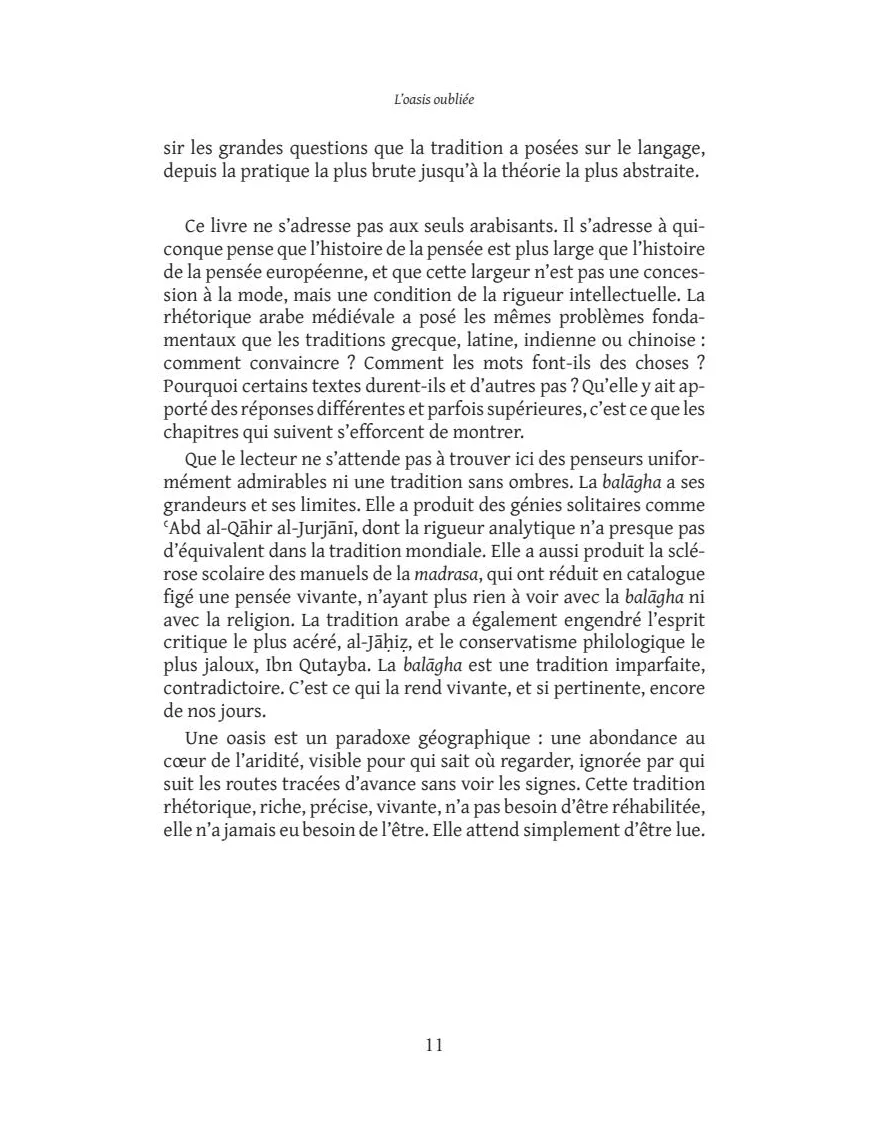 Balagha : les maîtres oubliés de la rhétorique arabe - Gunther Levrard - Héritage