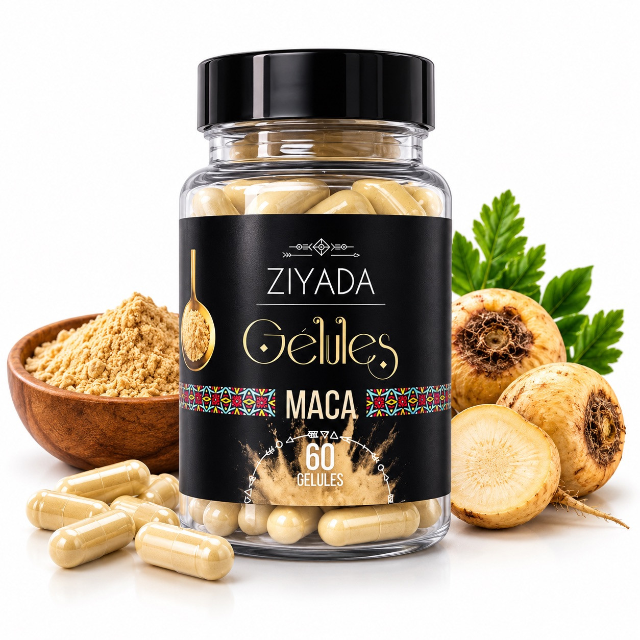Gélules poudre de maca - Ziyada