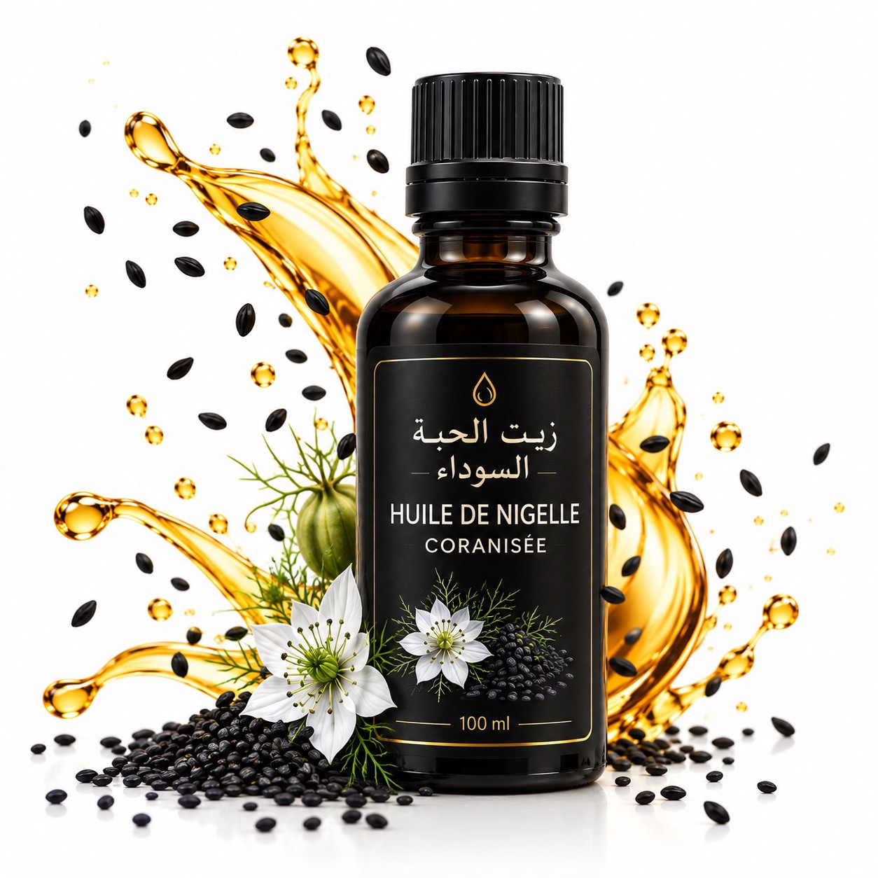 Huile de nigelle coranisée | spécial roqya | 100% naturel