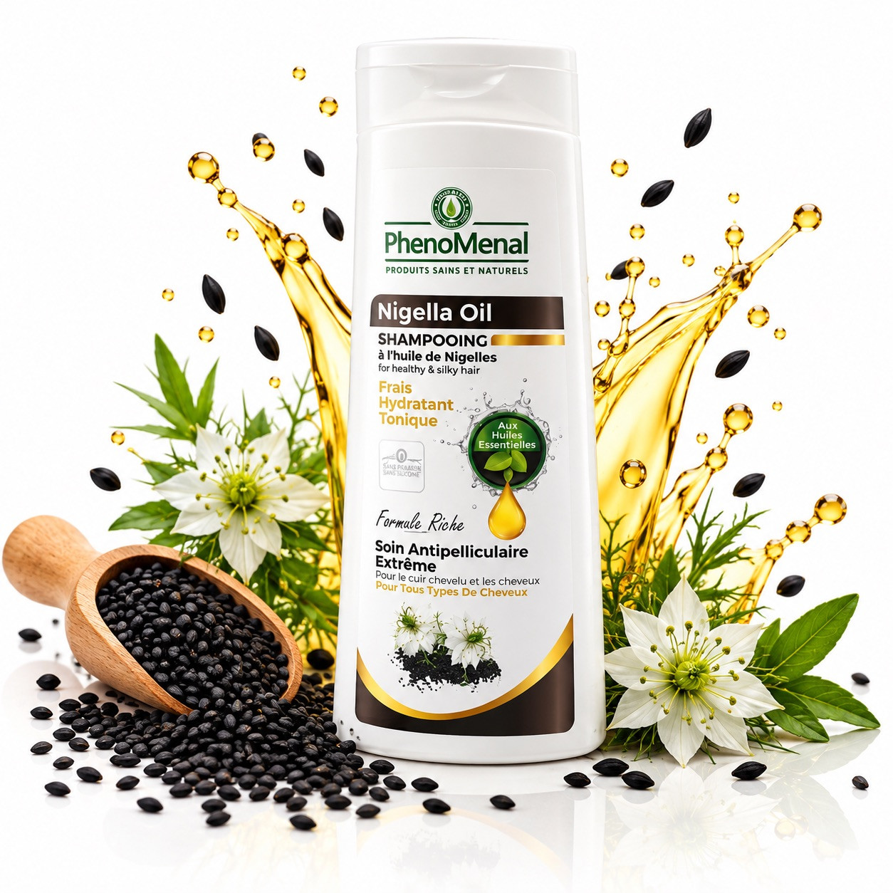 Shampoing à l'huile de nigelle - PhenoMenal