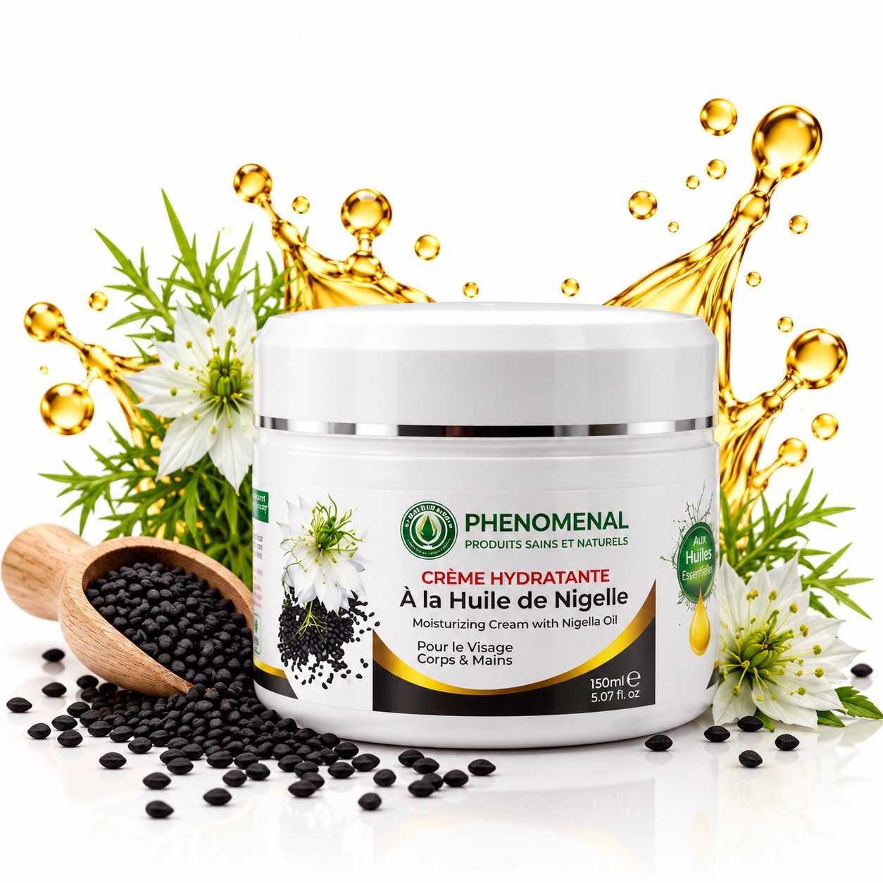 Crème hydratante à l'huile de nigelle - PhenoMenal