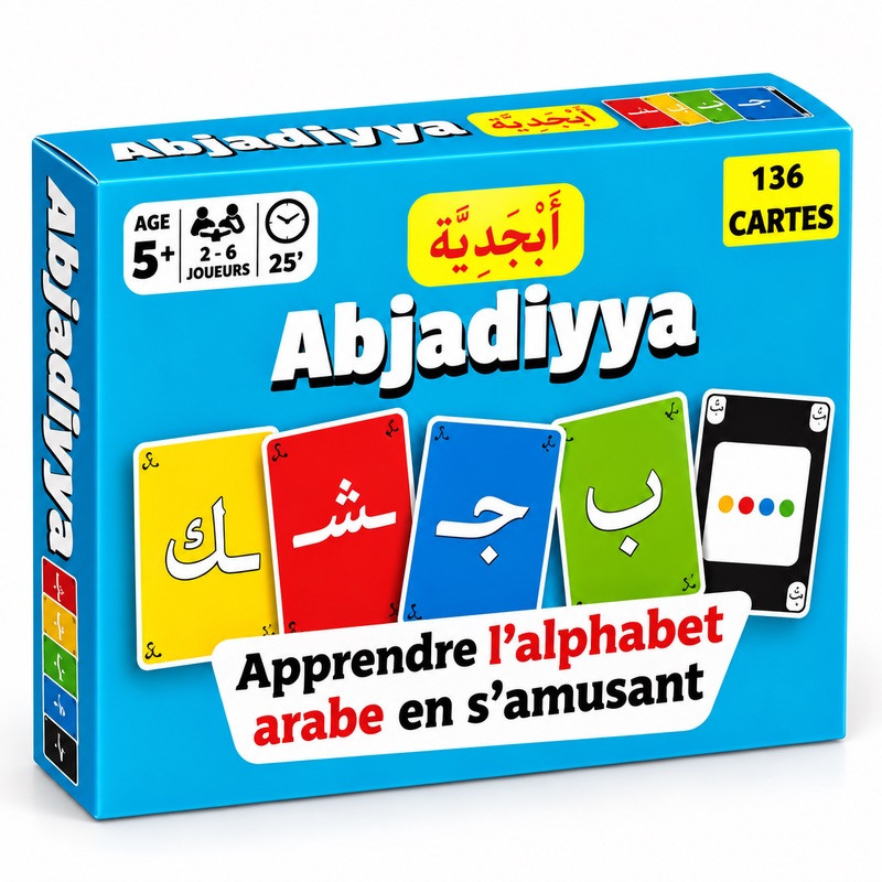 Abjadiyya Osratouna : 138 cartes pour l’alphabet arabe