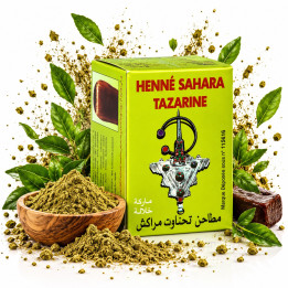 Hénné pour cheveux 100% Naturel Sahara Tazarine 100 gr net