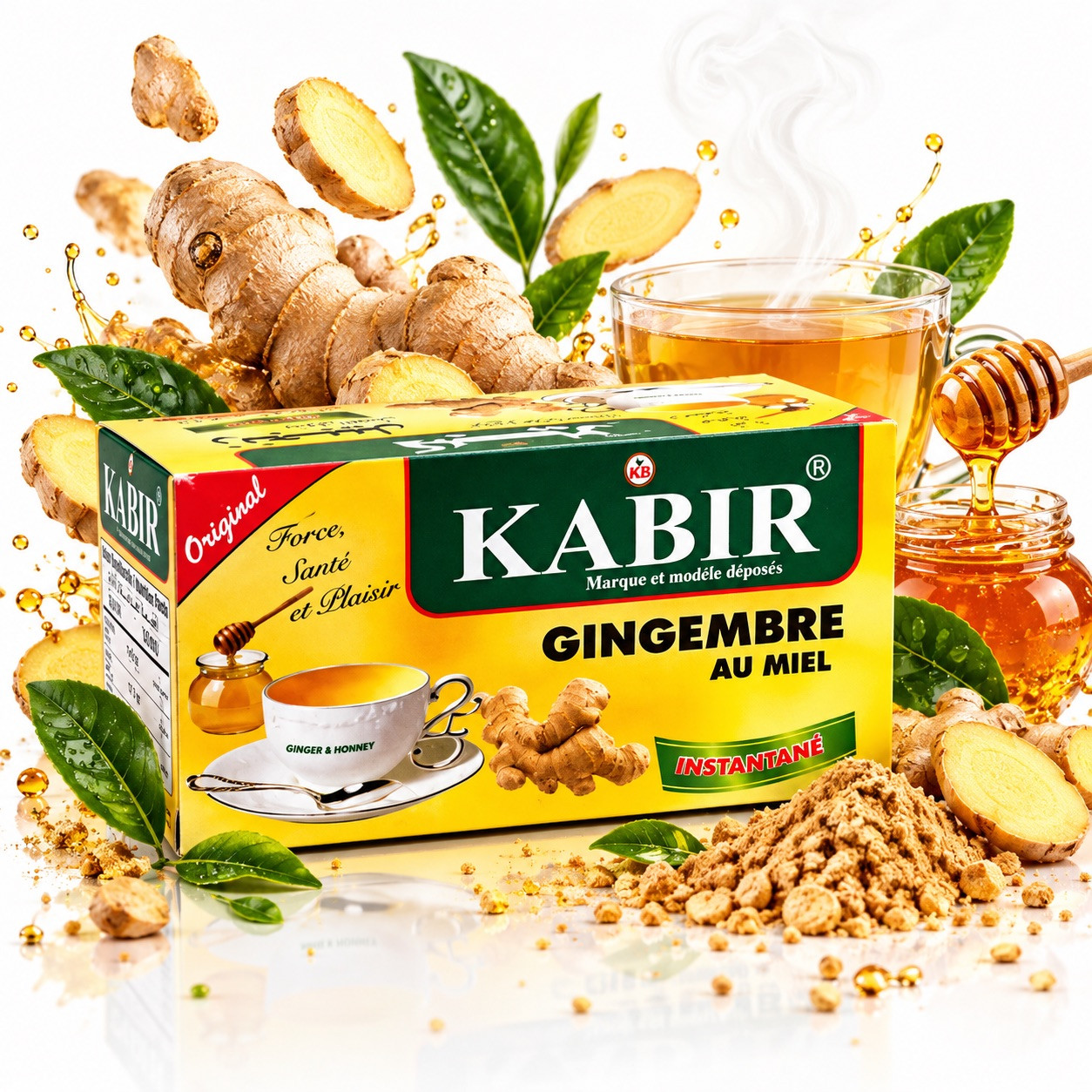 Tisane gingembre au miel - Kabir