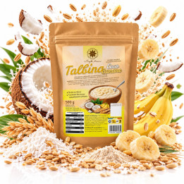 Talbina coco banane - Talbina à la coco et banane bio 500gr - Nigelle Source