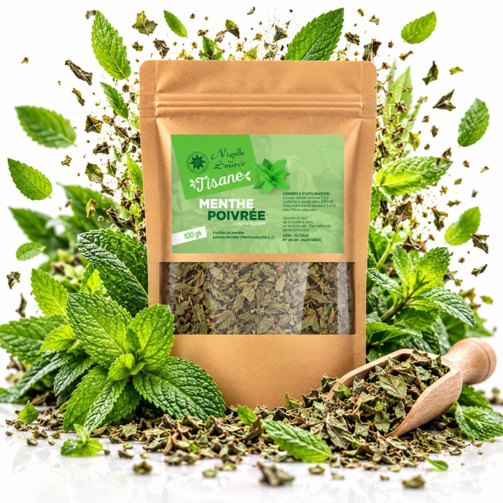 Tisane menthe poivrée | Bienfaits nombreux | Livraison rapide