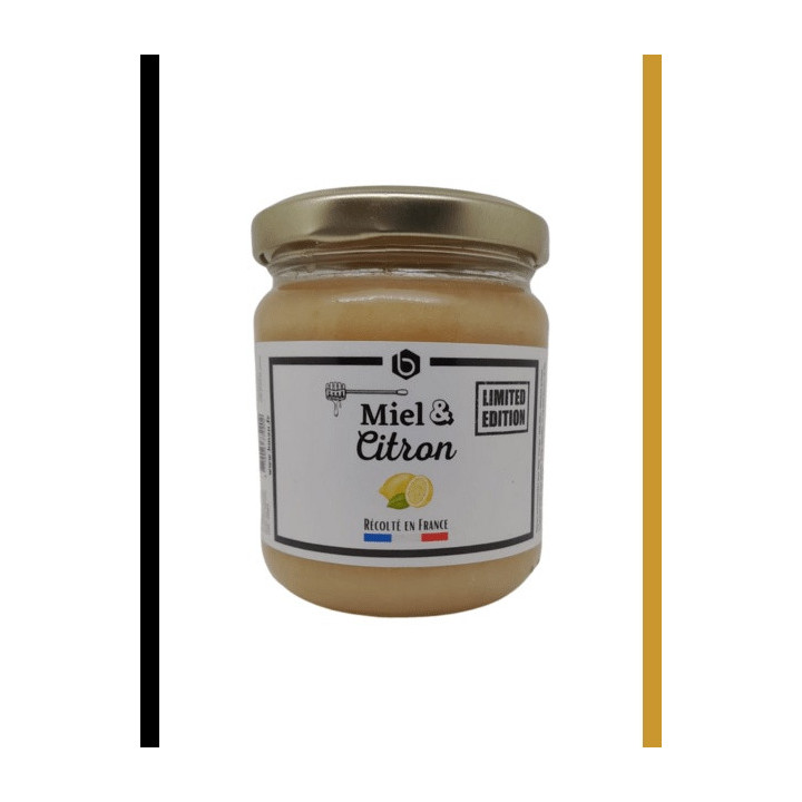 Pot de miel et citron 250 g, Bee Miel