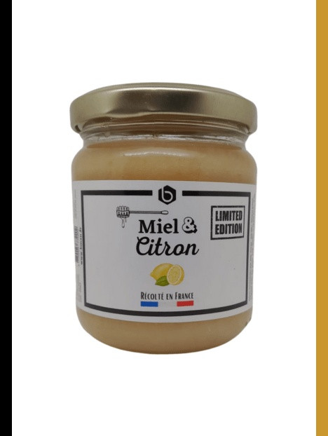 Pot de miel et citron 250 g, Bee Miel