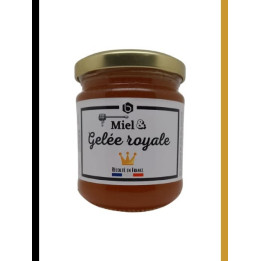 Pot de miel et gelée royale 250 g, Bee Miel