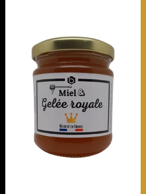 Pot de miel et gelée royale 250 g, Bee Miel