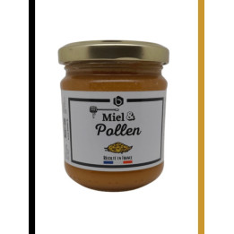 Pot de miel et pollen 250 g, Bee Miel