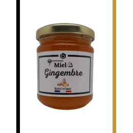 Pot de miel et gingembre 250 g, Bee Miel