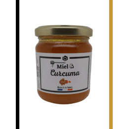 Pot de miel et curcuma 250 g, Bee Miel