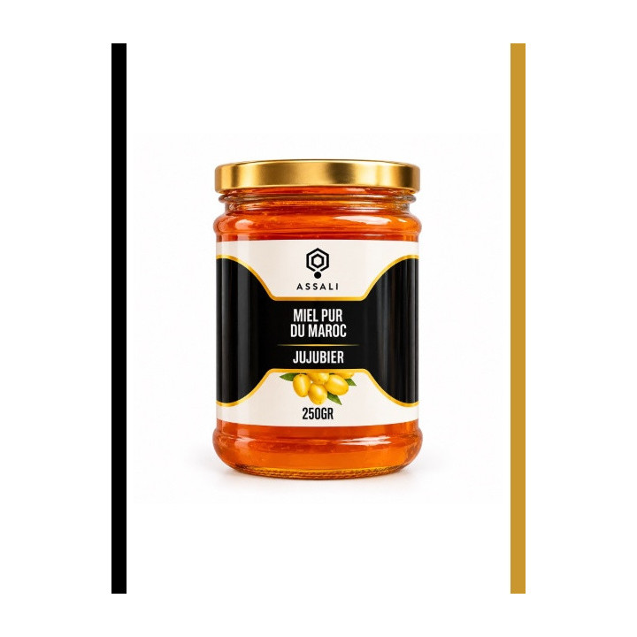 Pot de miel de jujubier du Maroc 250 g, Assali