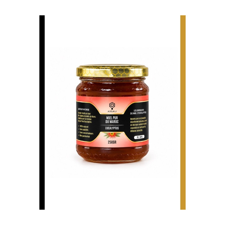 Pot de miel d'eucalyptus 250 g, Assali